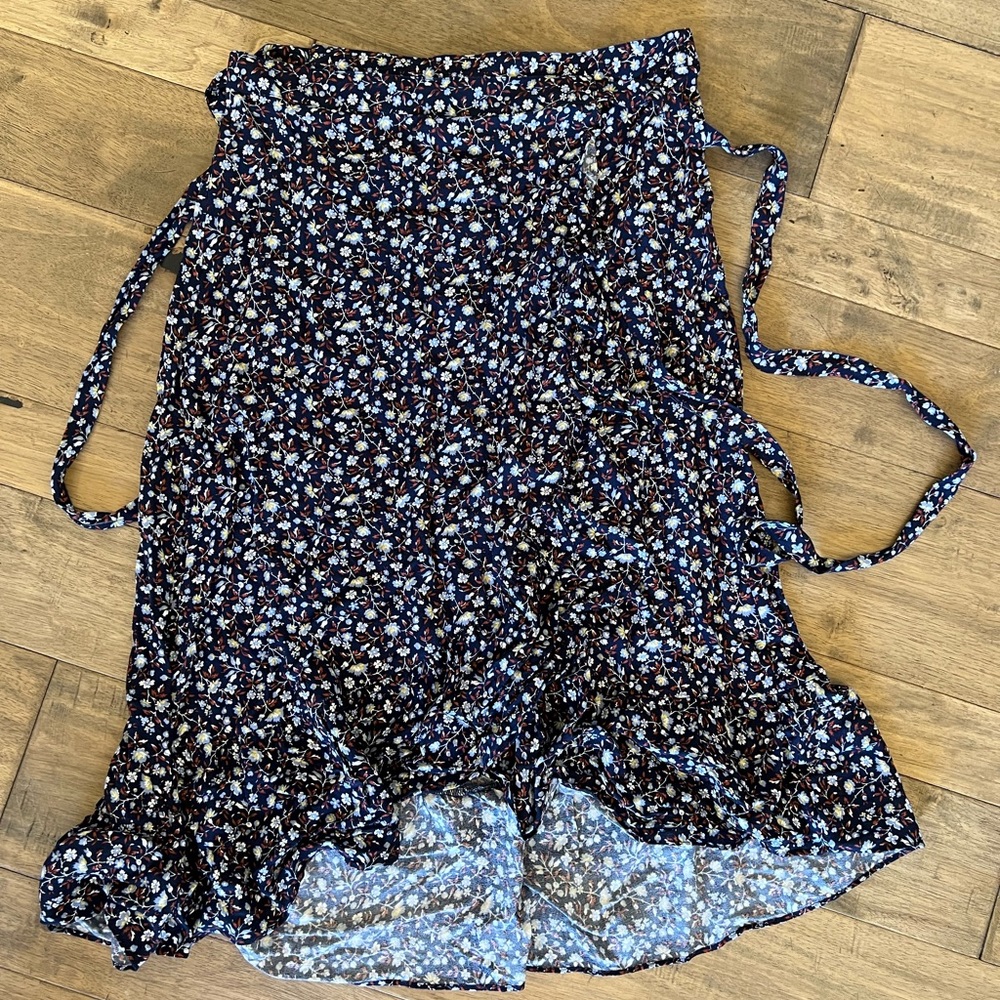 Madewell wrap skirt